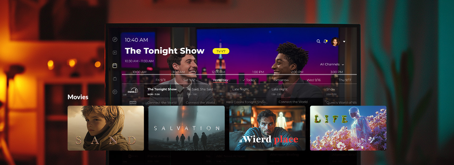 Custom advertising module for a VoD platform